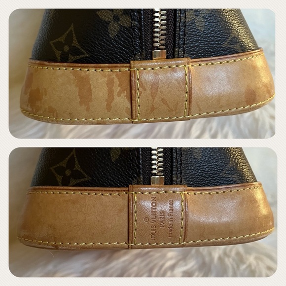 💎Lovely Set💎 Louis Vuitton Alma PM monogram & Luggage Tag - Picture 11 of 15